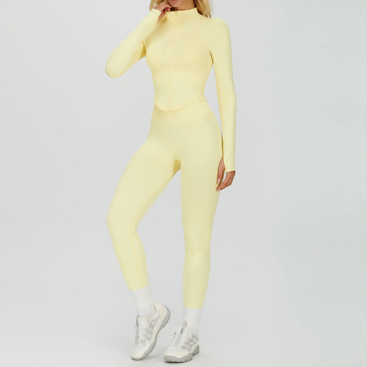 Set Fitness Seamless — Leggings, Top & Bra