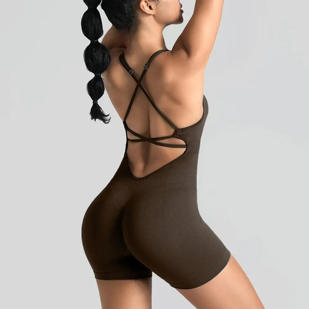 Completo Sportivo Donna Seamless | Elasticizzato e Traspirante