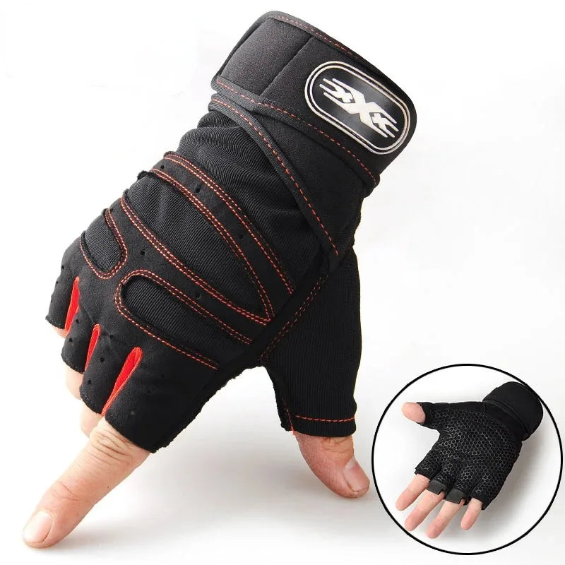 Guanti da Fitness e Ciclismo Traspiranti Antiscivolo con Supporto Polso