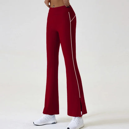 Pantaloni Flare a Vita Alta Donna