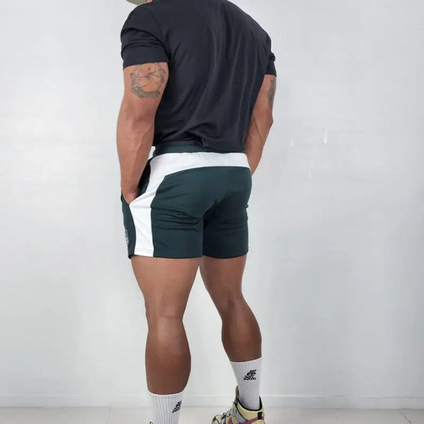 Pantaloncini Fitness Uomo Short Fit con Tasca Zip