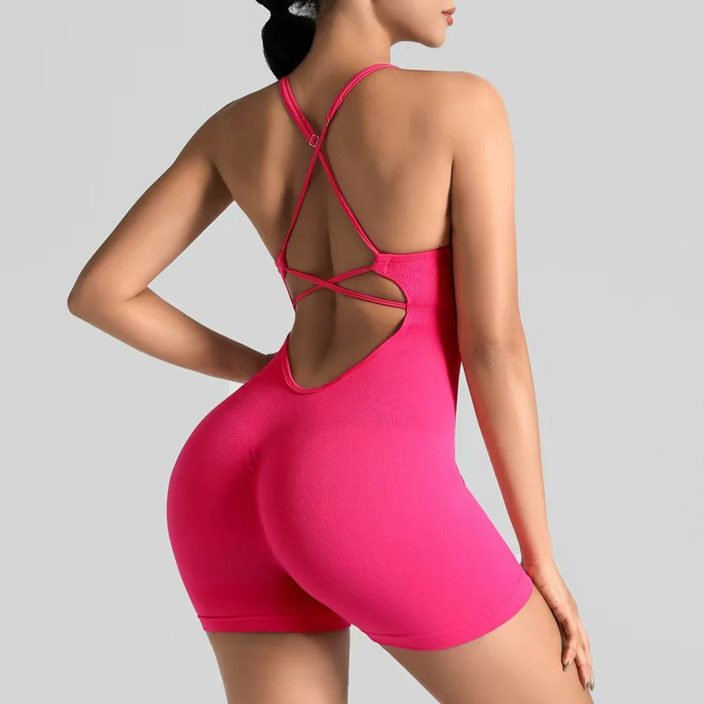 Completo Sportivo Donna Seamless | Elasticizzato e Traspirante