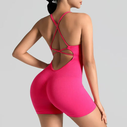 Completo Sportivo Donna Seamless | Elasticizzato e Traspirante