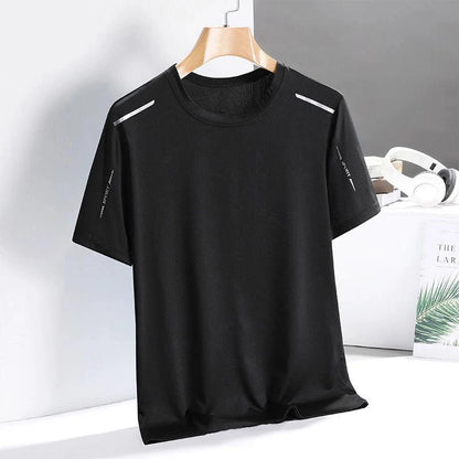 T-Shirt Tecnica Uomo in Ice Silk — Traspirante, Extra Fresca e Leggera