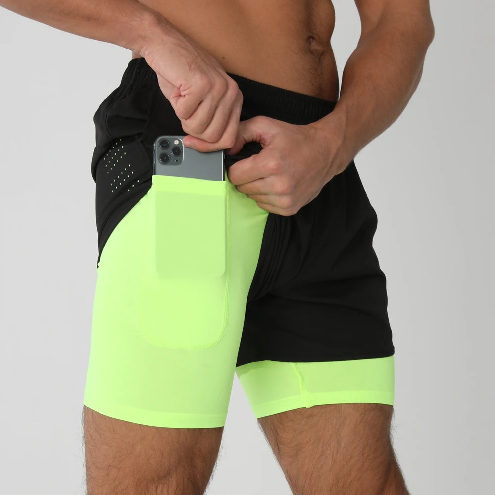 Pantaloncini Corsa Uomo GITF 2 in 1