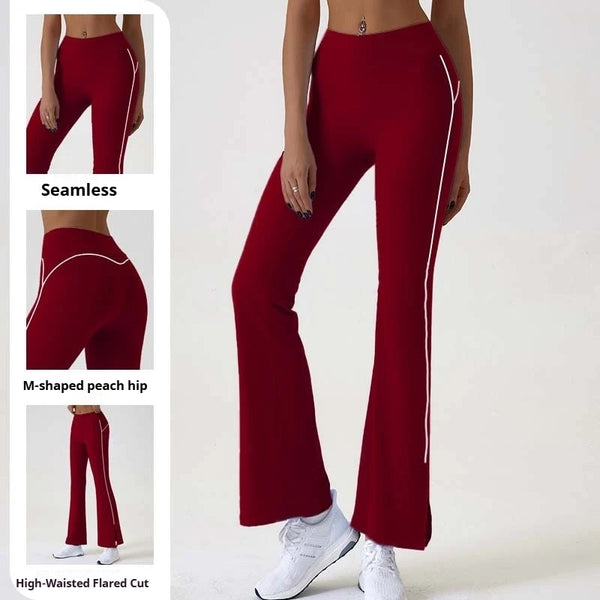 Pantaloni Flare a Vita Alta Donna