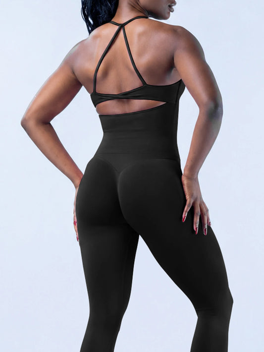 Set Donna Yoga e Palestra Seamless: Top Cross-Back + Shorts Vita Alta