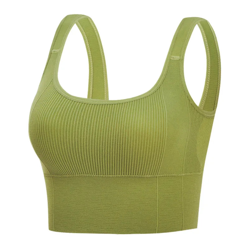 Crop Top Yoga Donna Collo Quadrato |