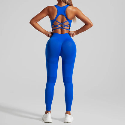Completo Yoga & Fitness Seamless Push-Up 2 Pezzi