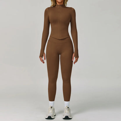 Set Fitness Seamless  — Leggings, Top & Bra