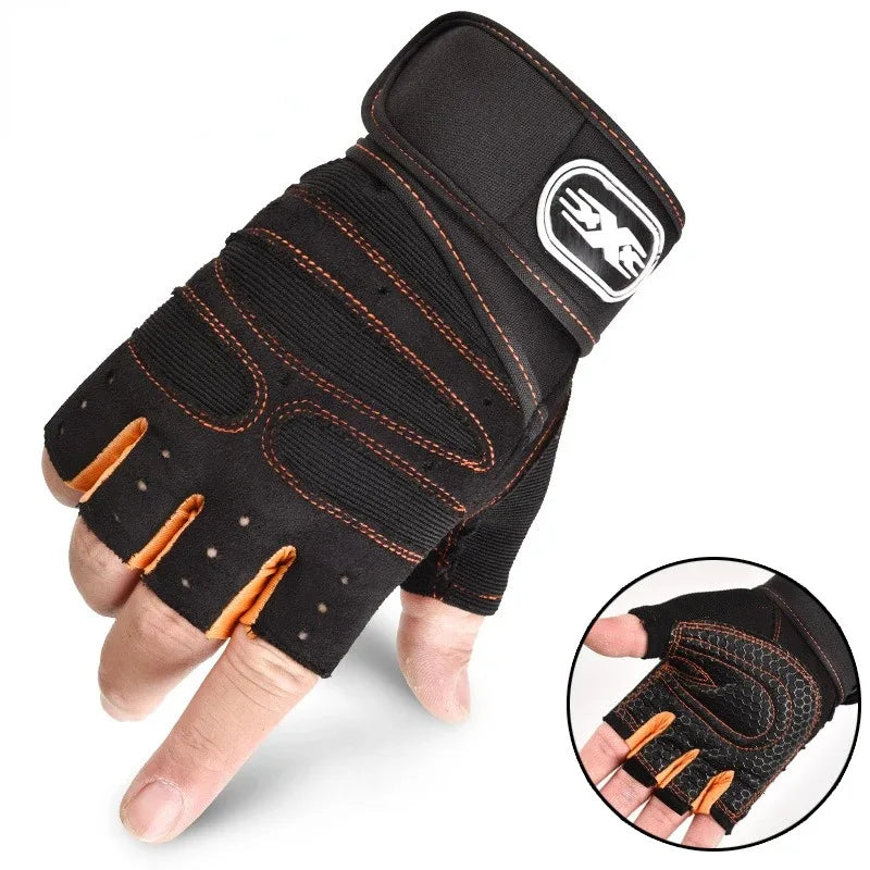 Guanti da Fitness e Ciclismo Traspiranti Antiscivolo con Supporto Polso