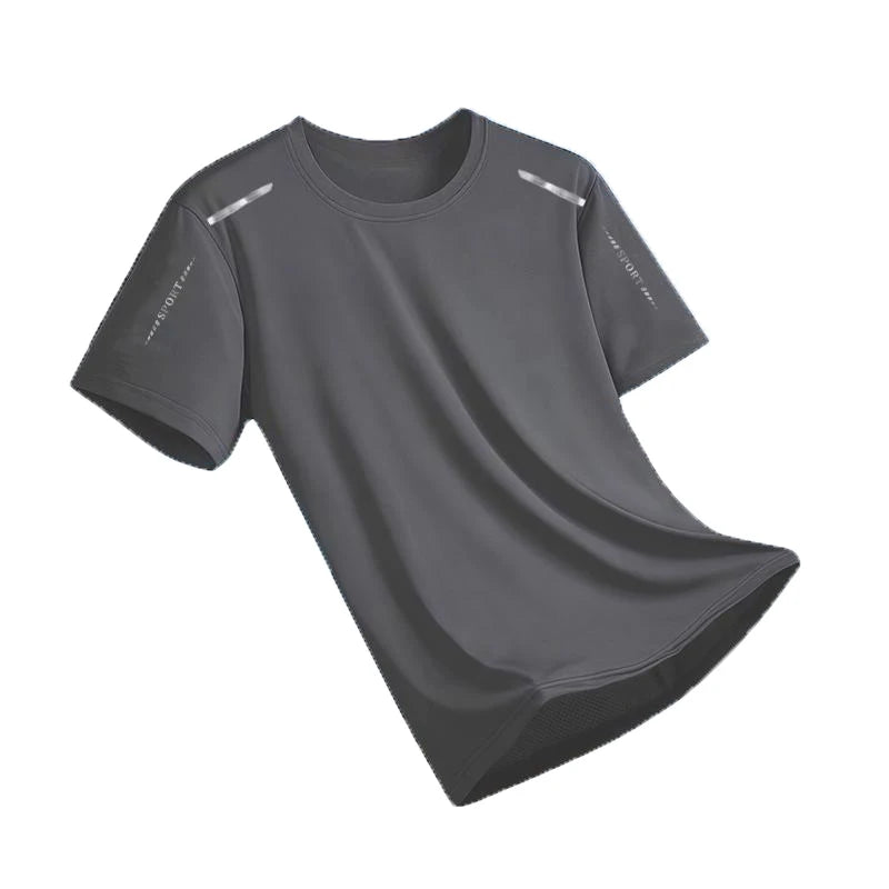 T-Shirt Tecnica Uomo in Ice Silk — Traspirante, Extra Fresca e Leggera