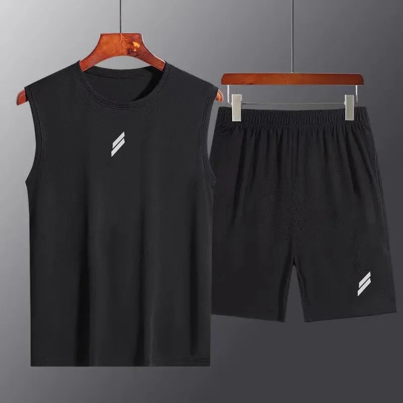Set Tecnico da Corsa e Gym Uomo Traspirante con Inserti Mes