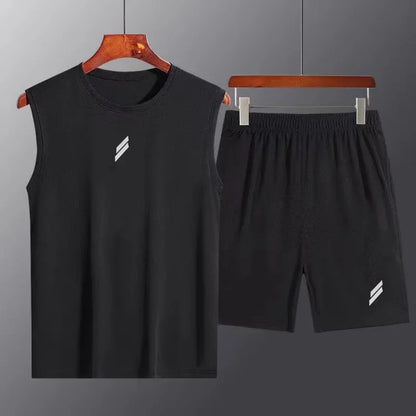Set Tecnico da Corsa e Gym Uomo Traspirante con Inserti Mes