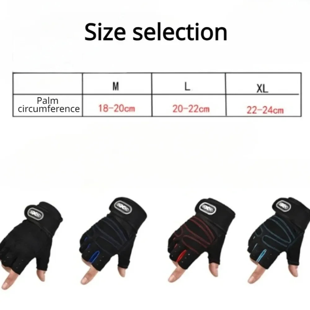 Guanti da Fitness e Ciclismo Traspiranti Antiscivolo con Supporto Polso