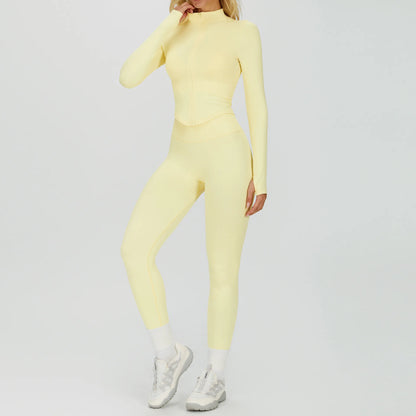Set Fitness Seamless  — Leggings, Top & Bra
