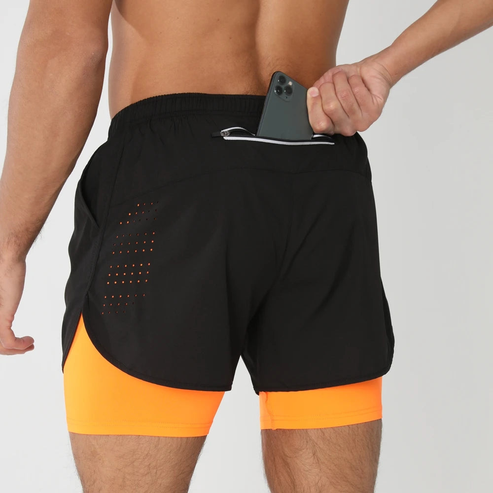 Pantaloncini Corsa Uomo GITF 2 in 1