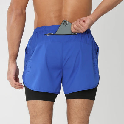 Pantaloncini Corsa Uomo GITF 2 in 1