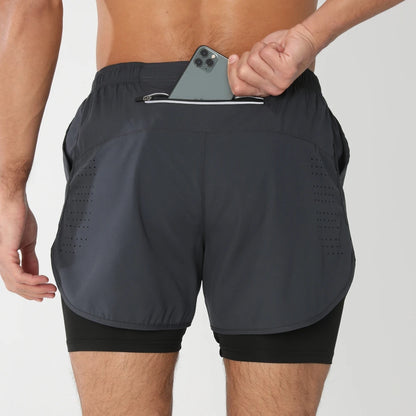 Pantaloncini Corsa Uomo GITF 2 in 1
