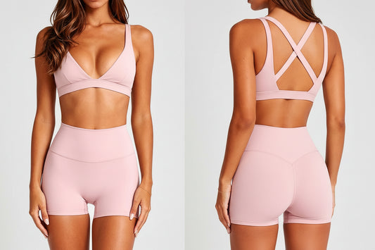 Completo Yoga Donna GFFUD (Top Push-Up + Shorts Vita Alta)