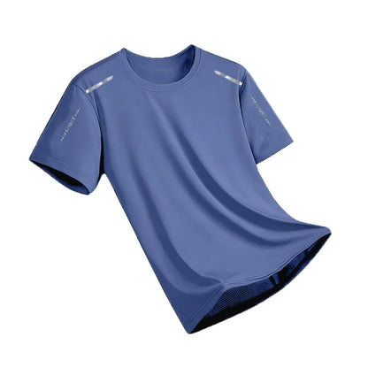 T-Shirt Tecnica Uomo in Ice Silk — Traspirante, Extra Fresca e Leggera