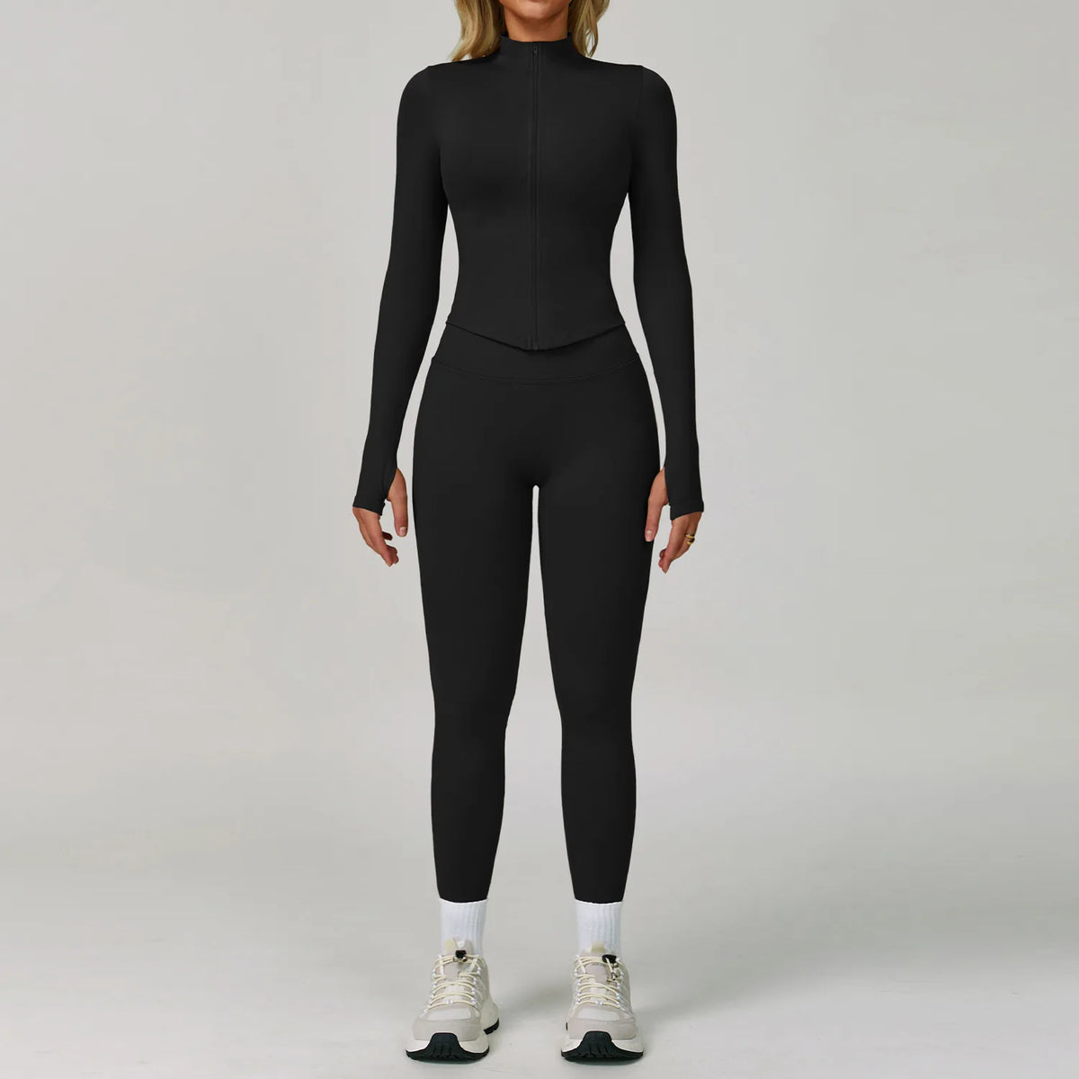 Set Fitness Seamless  — Leggings, Top & Bra