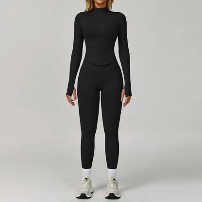 Set Fitness Seamless  — Leggings, Top & Bra