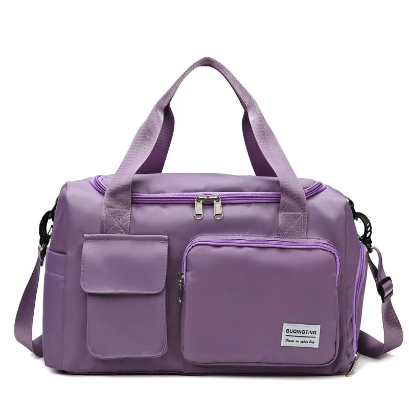 Borsa da Palestra Donna Impermeabile in Tela | Scomparto Scarpe & Tracolla