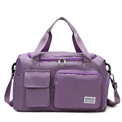Borsa da Palestra Donna Impermeabile in Tela | Scomparto Scarpe & Tracolla