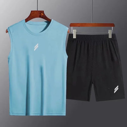 Set Tecnico da Corsa e Gym Uomo Traspirante con Inserti Mes