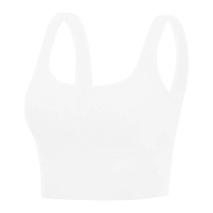 Crop Top Yoga Donna Collo Quadrato |