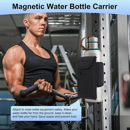 Porta Borraccia Magnetica con Tasca