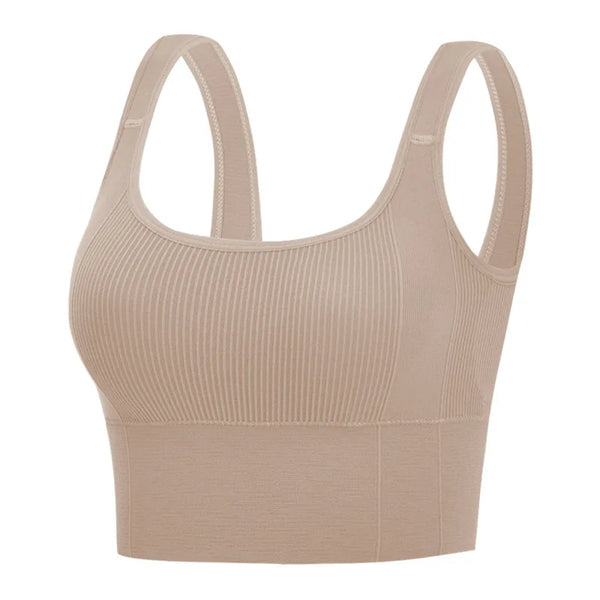 Crop Top Yoga Donna Collo Quadrato |