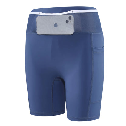 Pantaloncini 2-in-1 Running e Gym con Tasca Porta-Cellulare