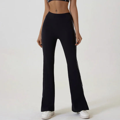 Pantaloni Flare a Vita Alta Donna