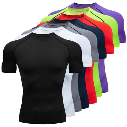 Maglietta Sportiva Compression Uomo