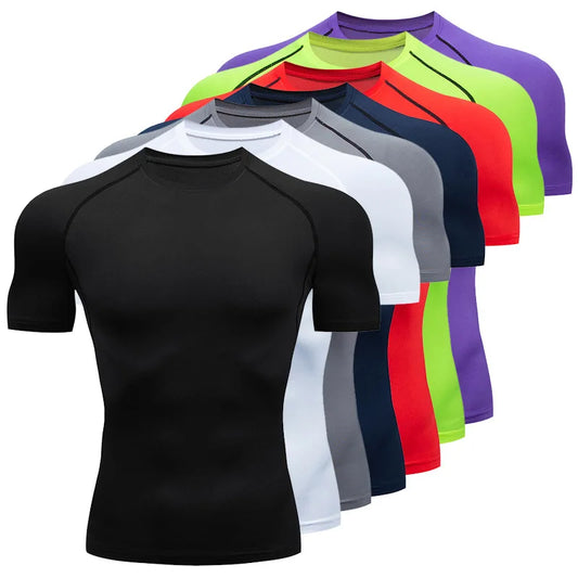 Maglietta Sportiva Compression Uomo
