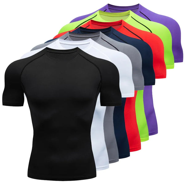 Maglietta Sportiva Compression Uomo