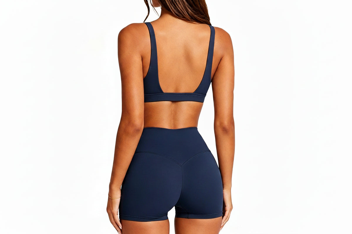 Completo Yoga Donna GFFUD (Top Push-Up + Shorts Vita Alta)
