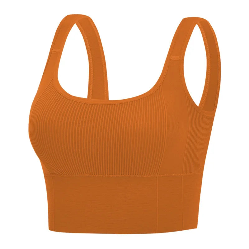 Crop Top Yoga Donna Collo Quadrato |