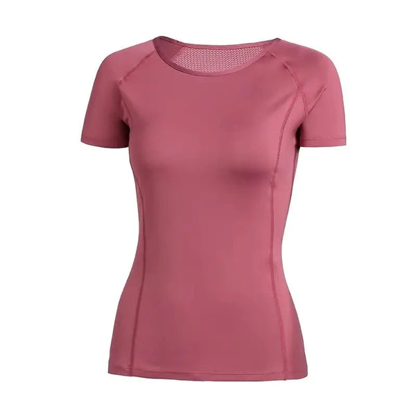 Maglia Sportiva Donna con Retro in Mesh