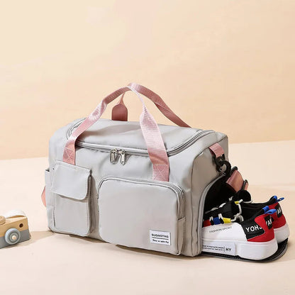 Borsa da Palestra Donna Impermeabile in Tela | Scomparto Scarpe & Tracolla