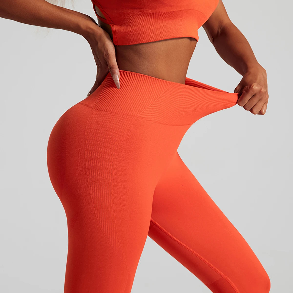 Completo Yoga & Fitness Seamless Push-Up 2 Pezzi