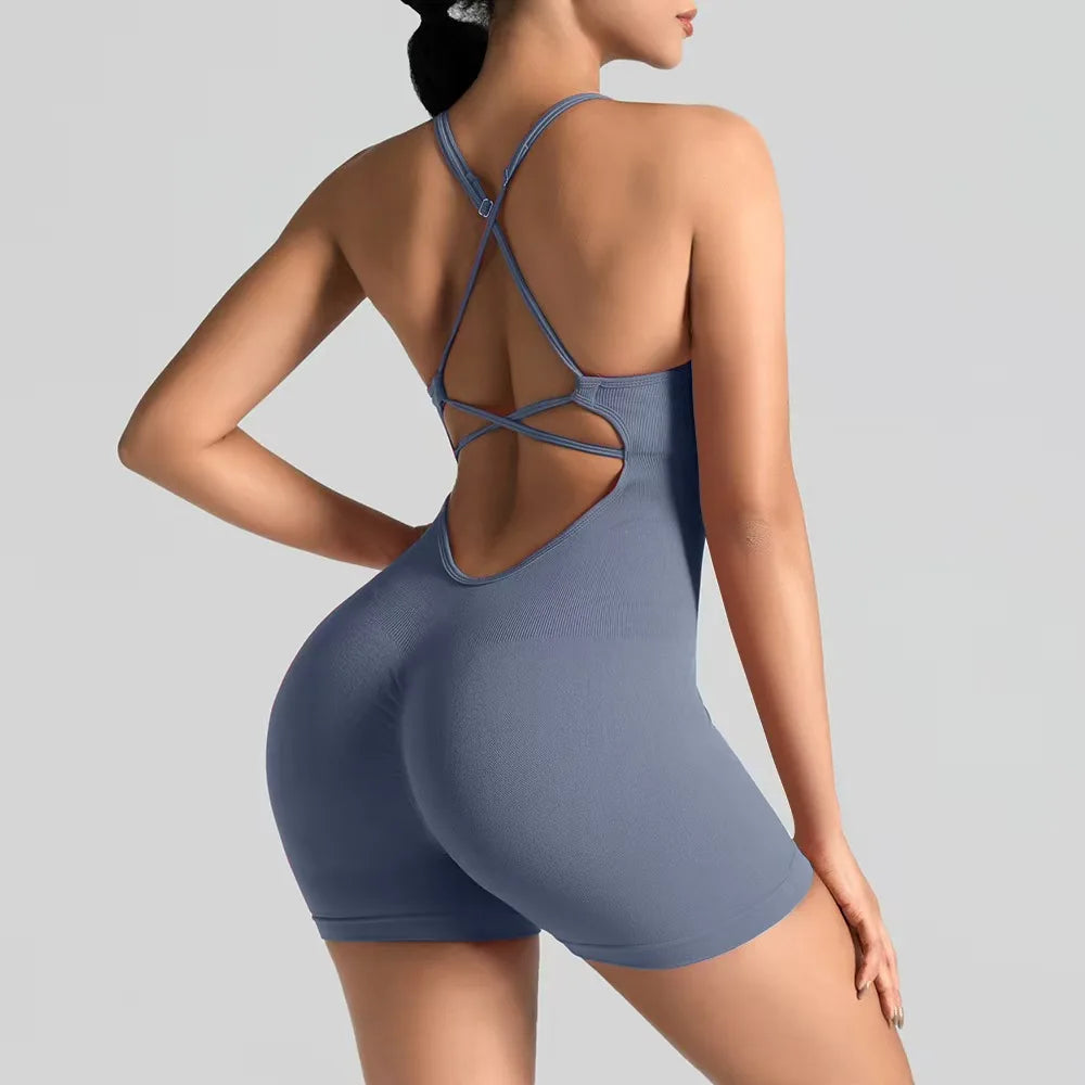 Completo Sportivo Donna Seamless | Elasticizzato e Traspirante