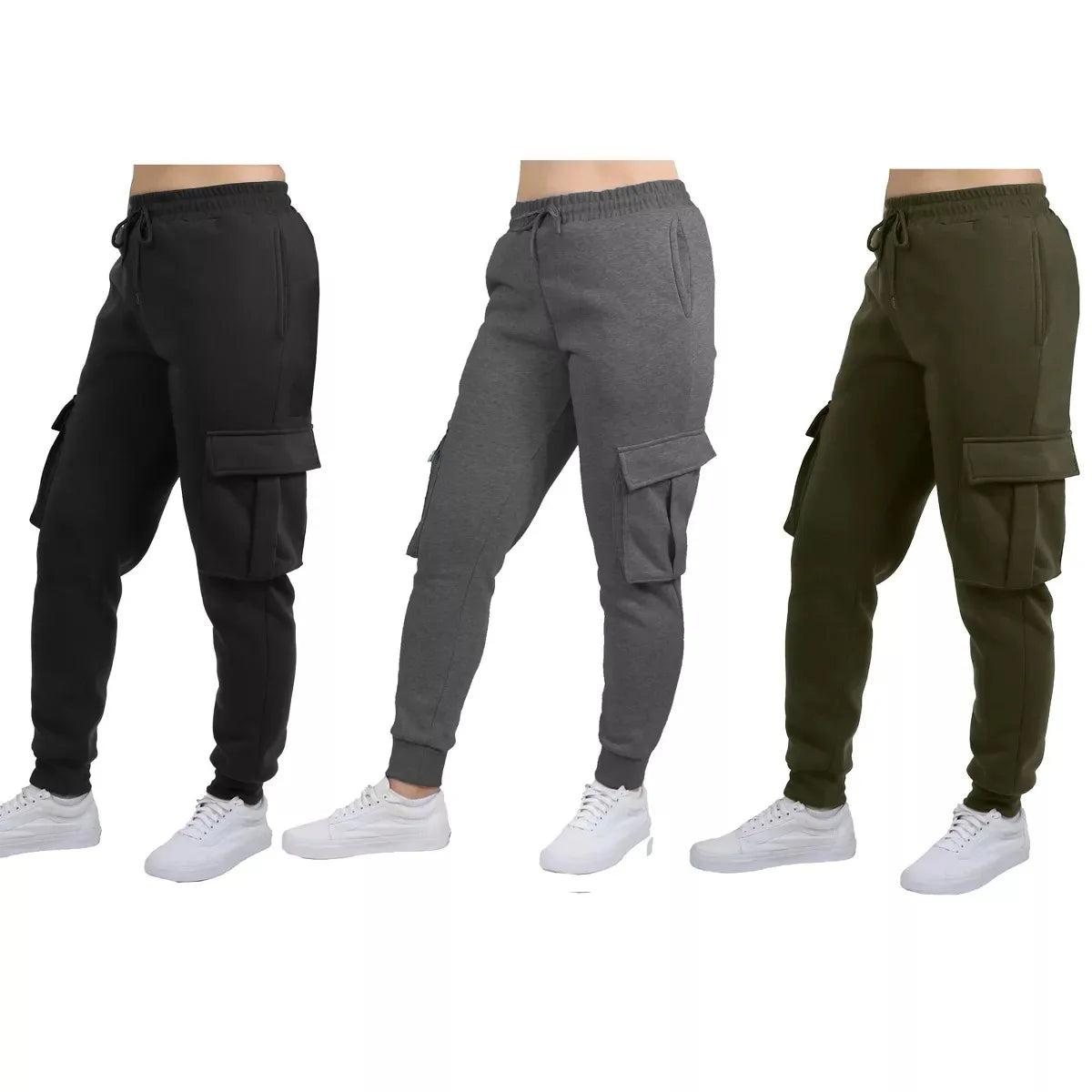 Pantaloni Sportivi Uomo Jogger Cargo