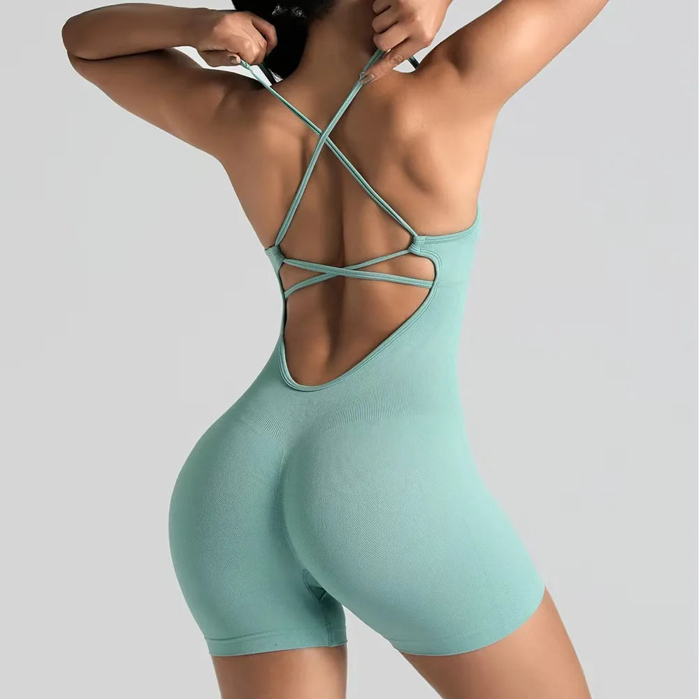 Completo Sportivo Donna Seamless | Elasticizzato e Traspirante