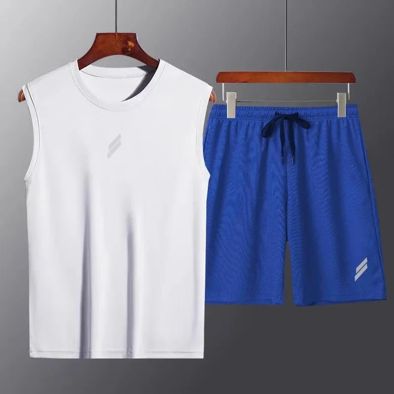 Set Tecnico da Corsa e Gym Uomo Traspirante con Inserti Mes