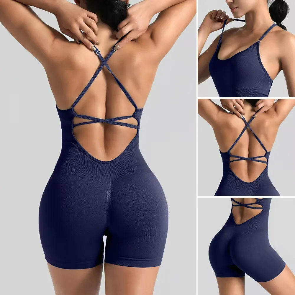 Completo Sportivo Donna Seamless | Elasticizzato e Traspirante