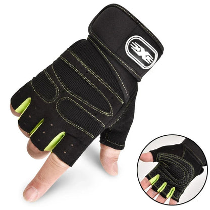 Guanti da Fitness e Ciclismo Traspiranti Antiscivolo con Supporto Polso