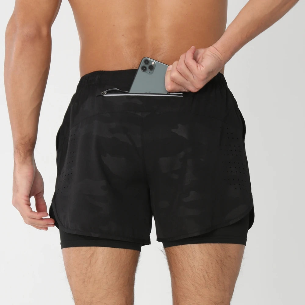 Pantaloncini Corsa Uomo GITF 2 in 1